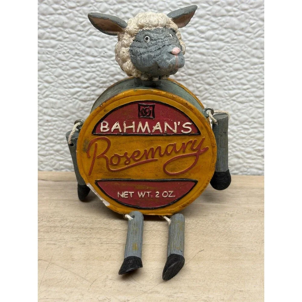 Vtg WMG Shelf Sitter Sheep Reisin Figure Bahmans Rosemary